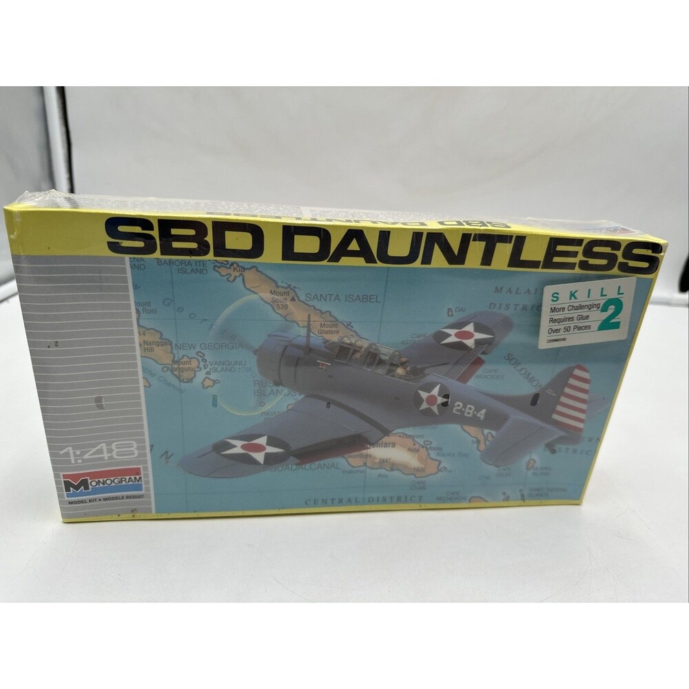 Monogram 5212 SBD Dauntless 1:48 Kit 1991 - NEW Sealed